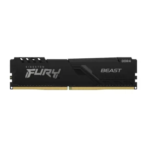memória ram kingston fury beast, 16gb, 3200mhz, ddr4, cl16, preto kf432c16bb1/16