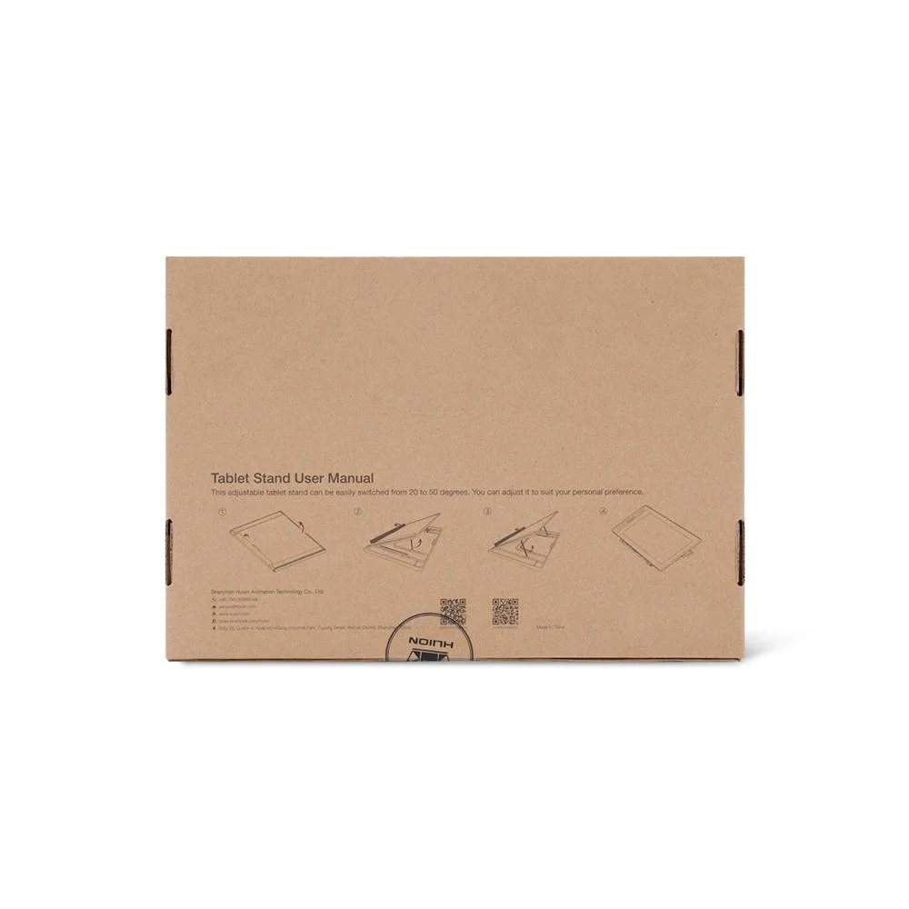 suporte para mesa digitalizadora dobrável huion, até 15.6, múltiplas Ângulos de altura ajustáveis, cinza st300