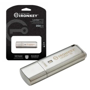 (0) pen drive 256gb usb 3.2 com criptografia ironkey locker+ 50 iklp50/256gb kingston