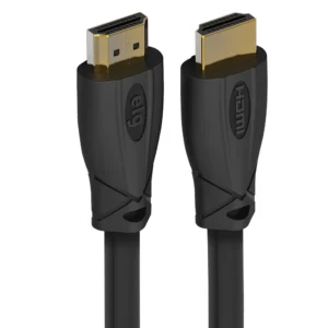cabo hdmi alta performance v2.1, 8k ultra hd 144hz, arc e ethernet, conectores com banho de ouro, com 2,5 metros, preto, hd8k25, el